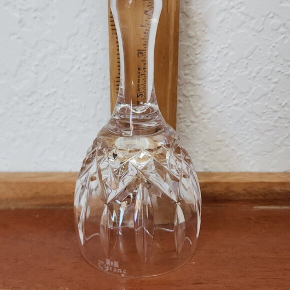 Tyrone Lead Crystal Miniature Bell 4" blown glass handcut Ireland signed - Picture 13 of 14